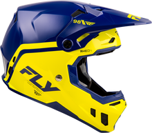 Load image into Gallery viewer, FLY RACING - FORMULA CC OBJECTIVE HELMET NAVY/YELLOW XS - 73-4348XS

