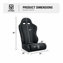 Load image into Gallery viewer, "Weekender" Series Pair of Front Suspension Bucket Seats Maverick Trail (2019+)
