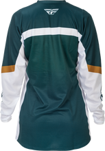 Load image into Gallery viewer, FLY RACING - WOMEN'S F-16 JERSEY TEAL/WHITE/GOLD LG - 379-822L
