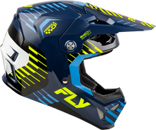 Load image into Gallery viewer, FLY RACING - FORMULA CP SLICE HELMET NAVY/HI-VIS/WHITE MD - 73-0050M
