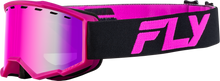 Load image into Gallery viewer, FLY RACING - YTH FOCUS SNOW GOGGLE BLK/PINK W/ PINK MIRROR/ROSE LENS - FLB-24FY1
