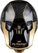 Load image into Gallery viewer, FLY RACING - FORMULA S CARBON LEGACY HELMET BLACK/GOLD XS - 73-4446XS
