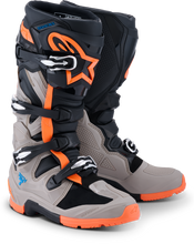 Load image into Gallery viewer, ALPINESTARS - TECH 7 ENDURO BLK/WARM GRY/ORANGE FLUO 8 - 2010426-1562-8
