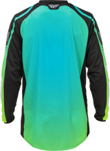 Load image into Gallery viewer, FLY RACING - F-16 JERSEY AQUA/BLACK/WHITE LG - 379-923L
