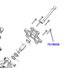 Load image into Gallery viewer, RMK Patriot Boost / 9R P22 TITANIUM Clutch Cover Bolts (QTY 6) #7519036 Hex Screw Flange M6X1.0X30mm - RPM SXS
