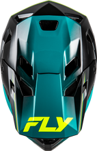 Load image into Gallery viewer, FLY RACING - RAYCE REPEAT BICYCLE HELMET BLACK/TEAL/HI-VIS XL - 73-3623X

