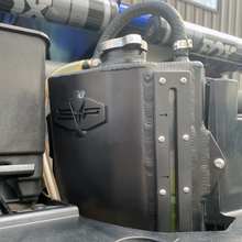 Load image into Gallery viewer, Aluminum coolant reservoir for Can-Am Maverick X3 in Black Cerakote

