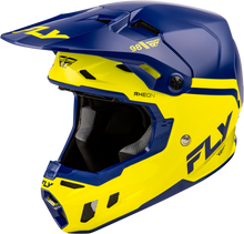 Load image into Gallery viewer, FLY RACING - FORMULA CC OBJECTIVE HELMET NAVY/YELLOW MD - 73-4348M
