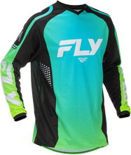 Load image into Gallery viewer, FLY RACING - F-16 JERSEY AQUA/BLACK/WHITE XL - 379-923X
