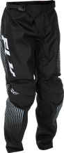 Load image into Gallery viewer, FLY RACING - YOUTH F-16 PANTS BLACK/WHITE SZ 20 - 379-23020
