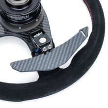 Load image into Gallery viewer, EVP.MOde Race Steering Wheel with Carbon Fiber Paddles and Quick-Release Hub Adapter Kit for Can-Am Maverick R
