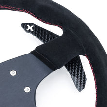 Load image into Gallery viewer, EVP.MOde Race Steering Wheel with Carbon Fiber Paddles and Quick-Release Hub Adapter Kit for Can-Am Maverick R
