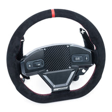 Load image into Gallery viewer, EVP.MOde Multifunction Steering Wheel with Carbon Fiber Paddles and Quick-Release Hub Adapter Kit for Can-Am Maverick R
