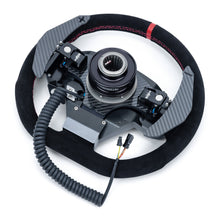 Load image into Gallery viewer, EVP.MOde Multifunction Steering Wheel with Carbon Fiber Paddles and Quick-Release Hub Adapter Kit for Can-Am Maverick R
