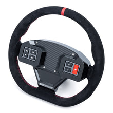 Load image into Gallery viewer, EVP.MOde Italian suede steering wheel with SFI quick-release hub for Polaris RZR Ultimate
