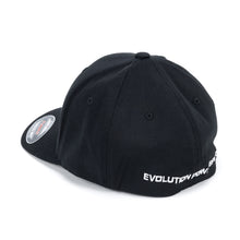 Load image into Gallery viewer, EVP Black Peek Fitted Baseball Hat
