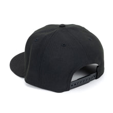 Load image into Gallery viewer, EVP Black Canvas Snapback Hats
