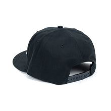 Load image into Gallery viewer, EVP Black Canvas Snapback Hats
