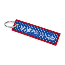 Load image into Gallery viewer, EVP Keychain in Black or Red White &amp; Blue
