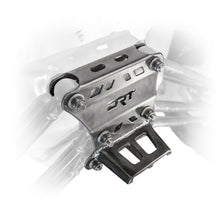 Load image into Gallery viewer, DRT Can Am Maverick X3 2017+ Dual Sheer Radius Rod Plate Front top view
