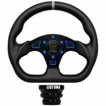 Load image into Gallery viewer, UTVMA DriftX Leather Steering Wheel With Hub
