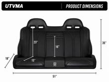 Load image into Gallery viewer, Honda Talon 4 Rear Bench Seat W Harnesses (2019+)
