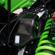 Load image into Gallery viewer, RPM Kawasaki H2 Carbon Fiber Coolant Reservoir Cover
