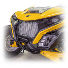 Load image into Gallery viewer, DRT Motorsports front grill for Maverick R, 3-piece aluminum set protects center and side vents
