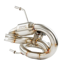 Load image into Gallery viewer, RPM Kawasaki H2 Big Mouth Resonated Cat Delete Mid Pipe With E-Valve
