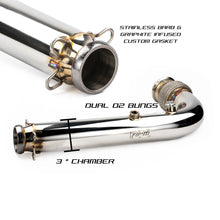 Load image into Gallery viewer, RPM X3 3" Monster Mouth Cat Delete Bypass Mid Race Pipe X3 Turbo, R, and RR - RPM SXS
