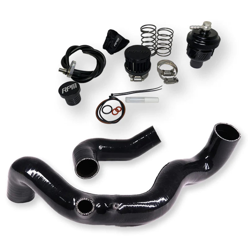 RPM SxS Can Am Maverick X3 Full Silicone Charge Tubes Kit R & RR