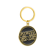Load image into Gallery viewer, RPM Gold Medallion Emblem Keychain

