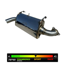Load image into Gallery viewer, 2016-2022 Polaris RZR XPT Turbo Sport Muffler, Slip-On Sport Muffler
