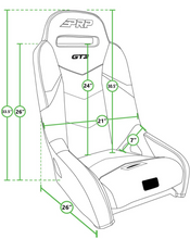 Load image into Gallery viewer, PRP GT3 SUSPENSION SEAT
