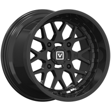 Load image into Gallery viewer, V03 15X10 +00MM 4X137 GLOSS BLACK
