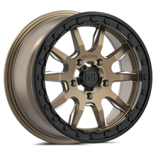 Load image into Gallery viewer, V15 BEADLOCK 15X7 +45MM 5X114.3 SATIN BRONZE MILLED
