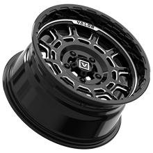 Load image into Gallery viewer, V17 15X8 +10MM 5X114.3 GLOSS BLACK MILLED

