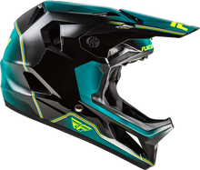 Load image into Gallery viewer, FLY RACING - RAYCE REPEAT BICYCLE HELMET BLACK/TEAL/HI-VIS XL - 73-3623X
