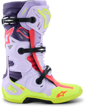 Load image into Gallery viewer, ALPINESTARS - TECH 10 SUPERVENTED PURP/YLW FLUO/DIVA PINK 8 - 2010520-3150-8

