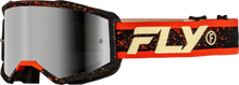 Load image into Gallery viewer, FLY RACING - ZONE GOGGLE BLACK/RED/CREAM W/ SILVER MIRROR/SMOKE LENS - 37-51527
