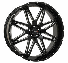Load image into Gallery viewer, SYSTEM 3 - ST7 WHEEL 24X9 5+4 (0MM) 5/4.5 GLOSS BLACK MILLED - 24S3-7255
