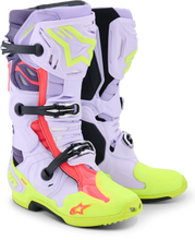 Load image into Gallery viewer, ALPINESTARS - TECH 10 SUPERVENTED PURP/YLW FLUO/DIVA PINK 8 - 2010520-3150-8
