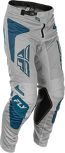 Load image into Gallery viewer, FLY RACING - KINETIC MESH SYM PANTS GREY/BLUE SZ 30 - 379-32230

