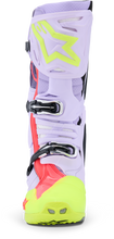 Load image into Gallery viewer, ALPINESTARS - TECH 10 SUPERVENTED PURP/YLW FLUO/DIVA PINK 8 - 2010520-3150-8
