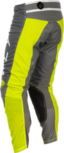 Load image into Gallery viewer, FLY RACING - KINETIC MESH CENTER PANTS GREY/WHITE/HI-VIS SZ 28 - 379-32428
