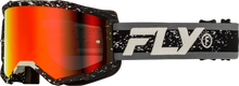 Load image into Gallery viewer, FLY RACING - ZONE GOGGLE BLACK/GREY W/ RED MIRROR/SMOKE LENS - 37-51524
