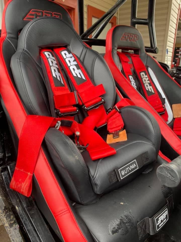 50 Caliber Racing Mini Bucket Booster Seat for Kids – Fits RZR, Can