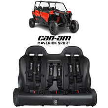 Load image into Gallery viewer, Maverick Sport Max Rear Bench with Harnesses (2019+)
