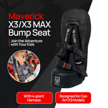 Load image into Gallery viewer, Maverick X3 and X3 Max Front/Rear Bump Seat (2017+)
