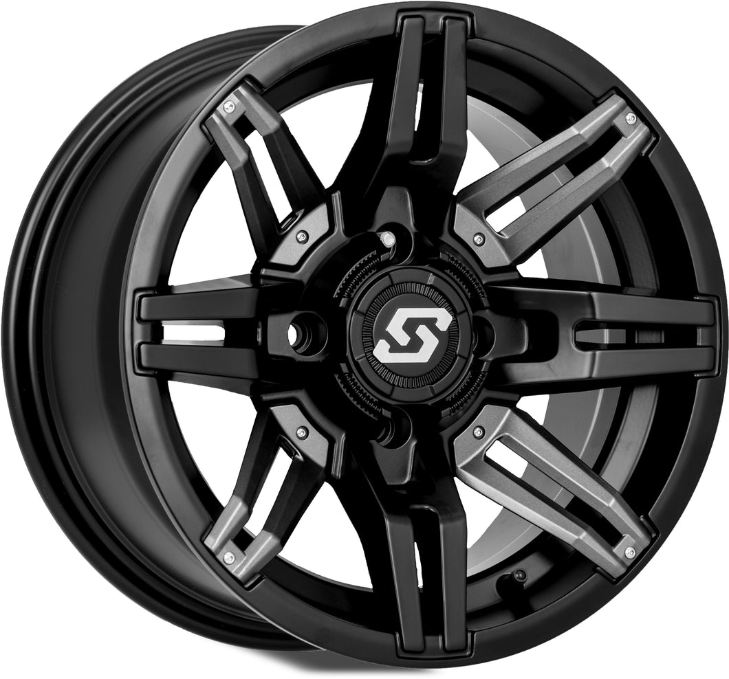 RUKUS WHEEL 14X7 4/156 6+1 (+30MM) BLK/GUNMETAL